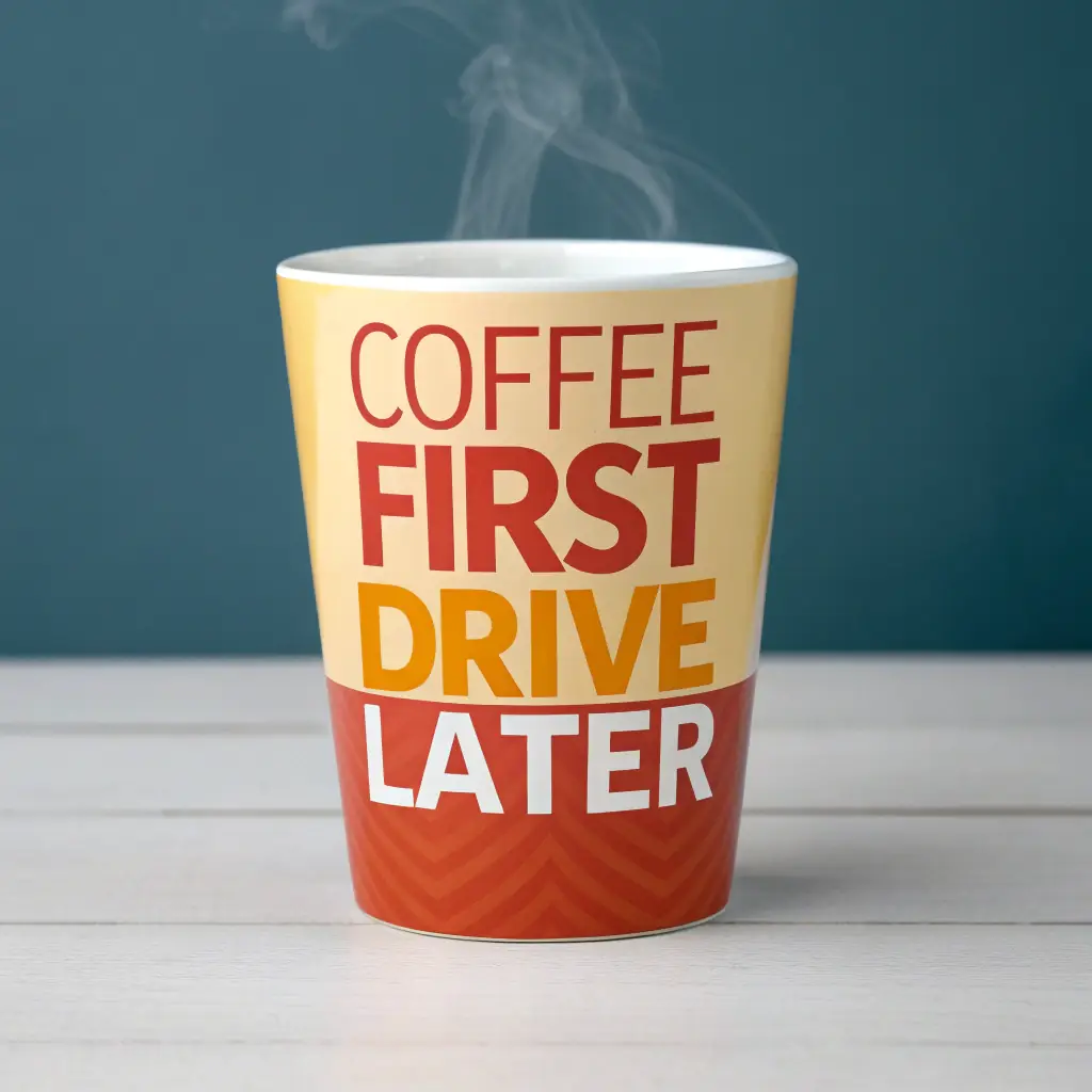 Coffee First, Drive Later